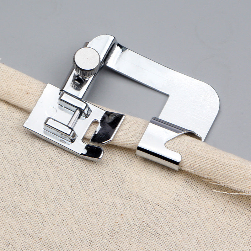1pc Rolled Hem Presser Foot – 13/19/22mm for Domestic Sewing Machines