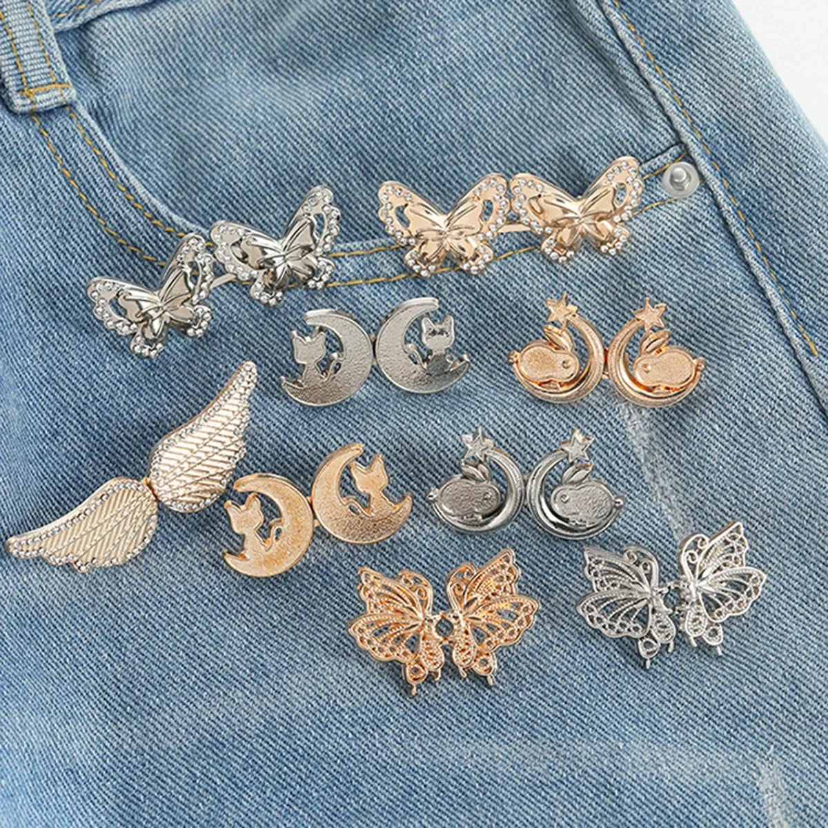 Adjustable Waist Buckle Button for Jeans