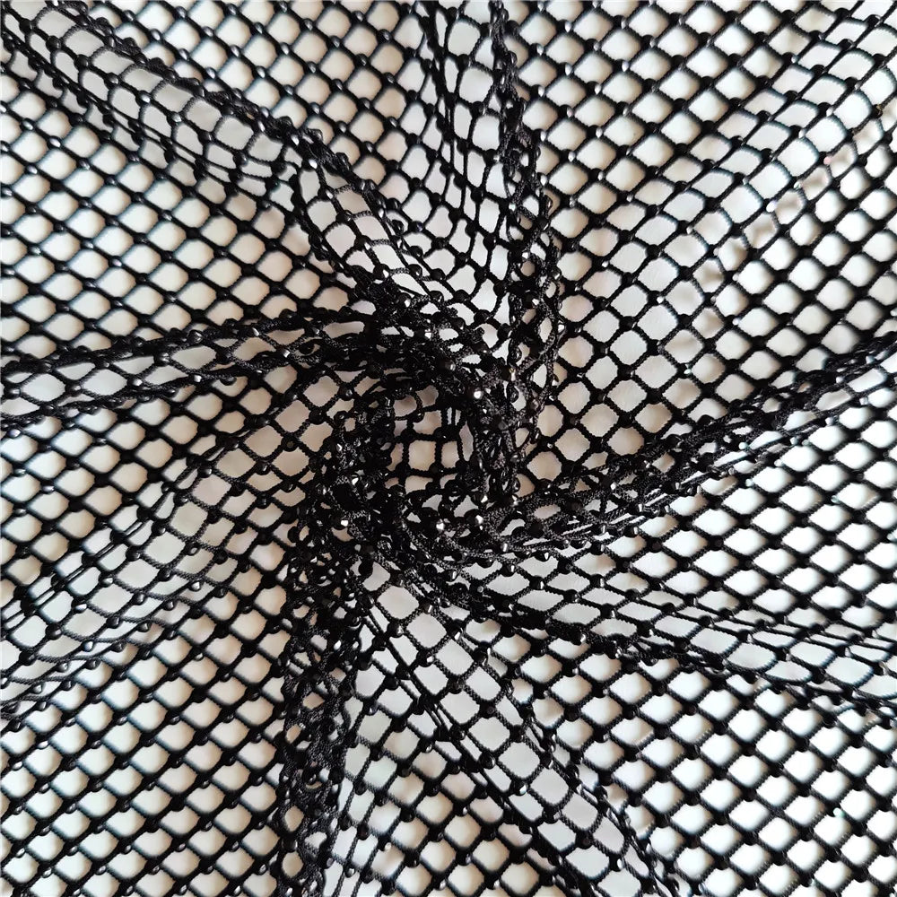 Rhinestone Mesh Applique Trim for DIY Crafts