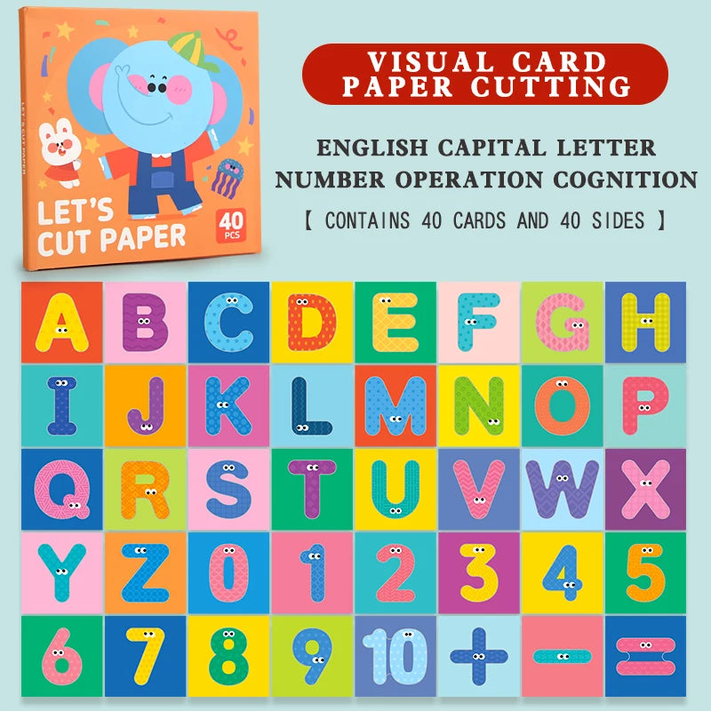 Kids Animal Origami Paper Cutting Book