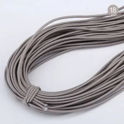 2mm Colorful Round Elastic Cord for DIY Sewing 5m