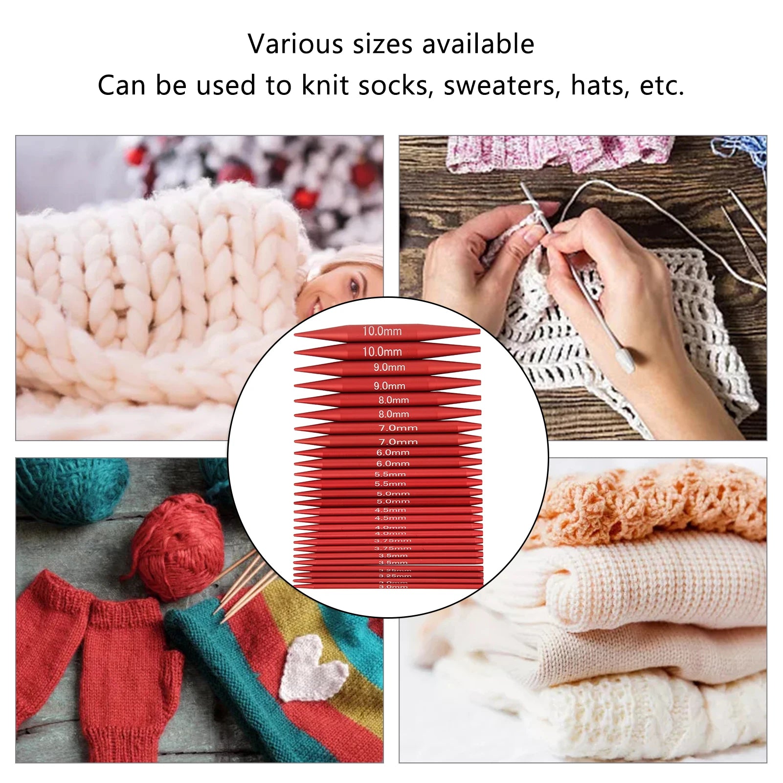 Interchangeable Knitting Needles Set – Circular & Detachable Crochet Kit