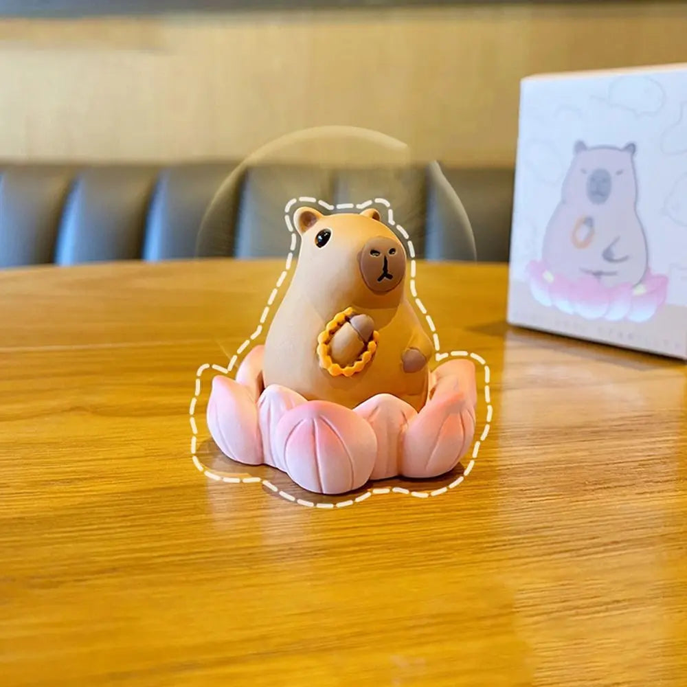 Capybara Resin Model Ornament for Table or Car Decoration