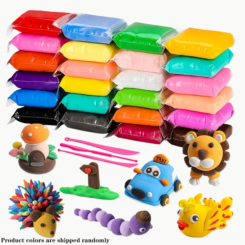 36 Color Air-Dry Clay Set with Tools