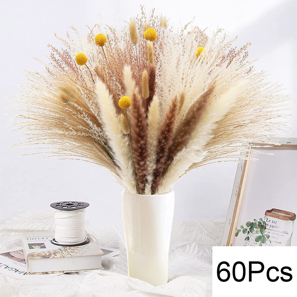 Natural Dried Pampas Grass Bouquet – Boho Decor for Home & Events