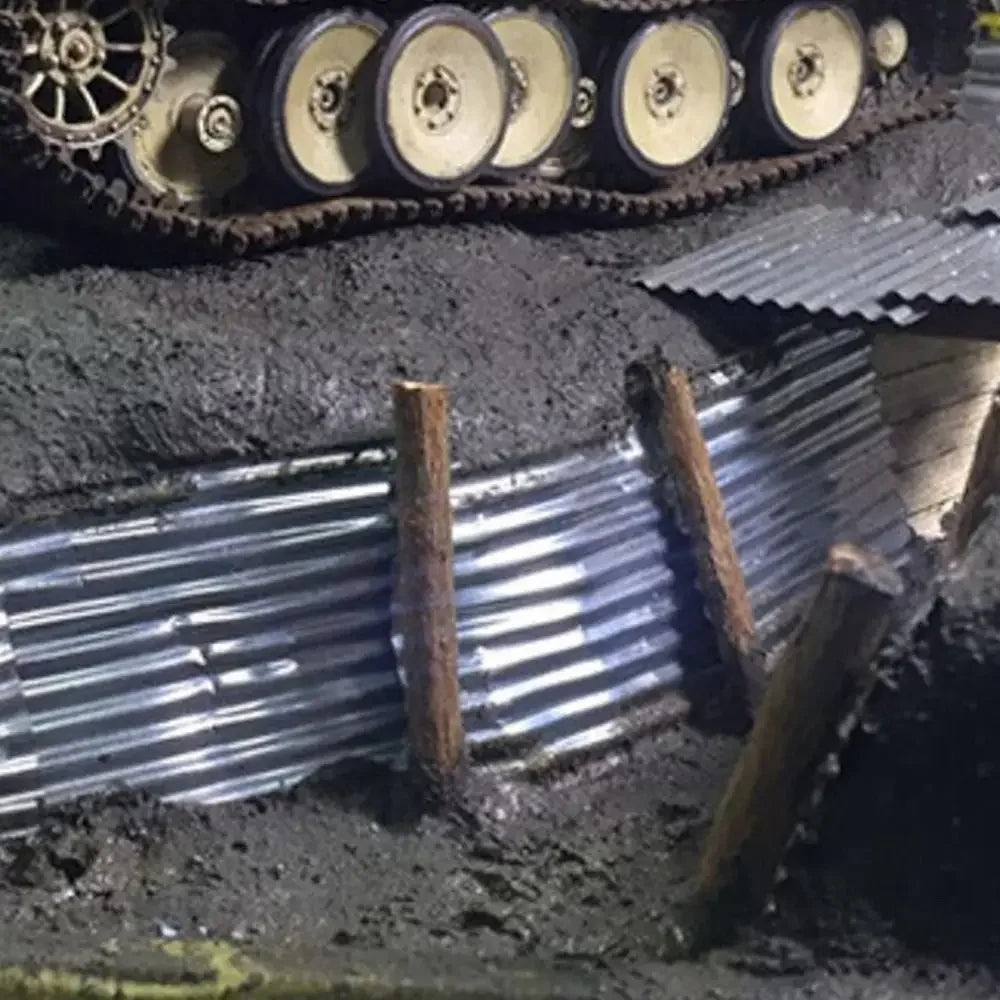 1:35 Corrugated Wall Sheet Diorama Kit (8PCS)