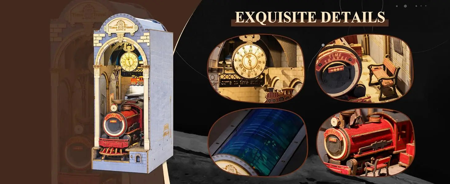 Robotime Rolife DIY Book Nook Miniature Dollhouse