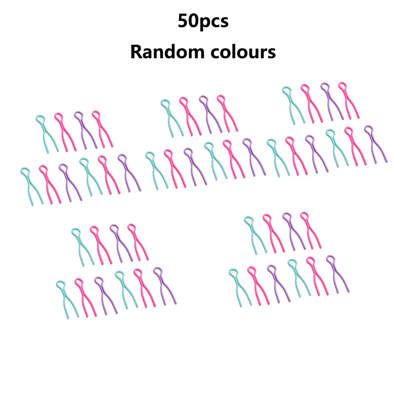 Mixed Color Plastic Bobbin Thread Clips – 10/30/50pcs