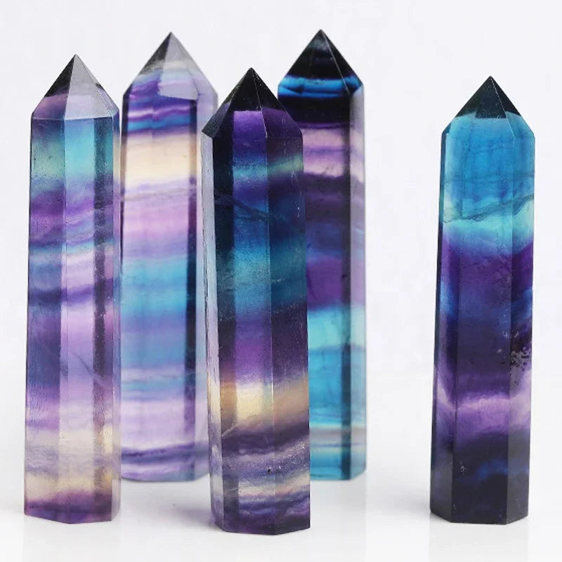 Crystal Stone Point Wands for Decor and Witchcraft