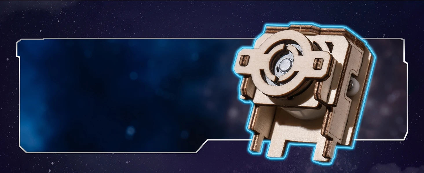 Robotime ROKR Electric Marble Spaceport 3D Puzzle