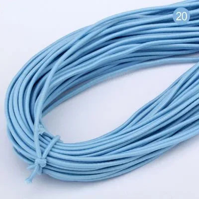 2mm Colorful Round Elastic Cord for DIY Sewing 5m
