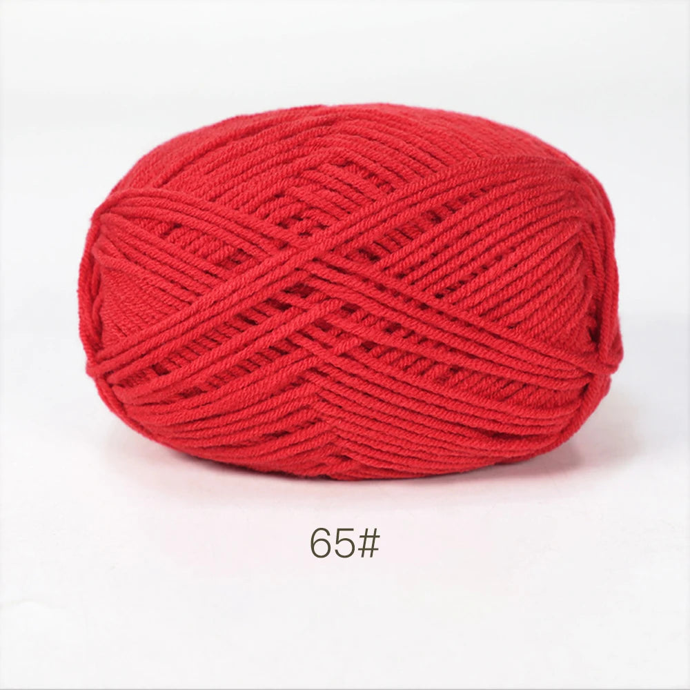 50g Soft Milk Cotton Yarn – Hand Knitting & Crochet Thread