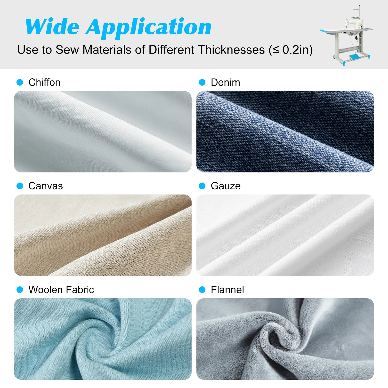 550W Commercial Sewing Machine with Table and Stand