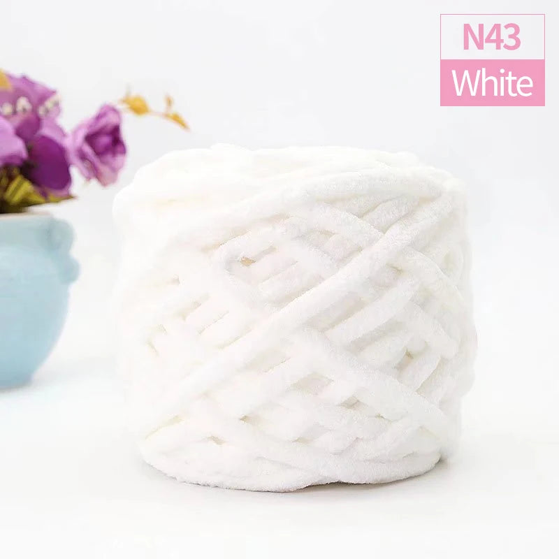 QJH Chunky Knitting Yarn – 100g Jumbo Polyester Craft Ball