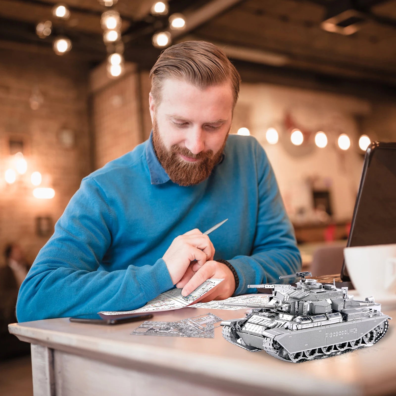 Piececool 3D Metal Tank Model Kit