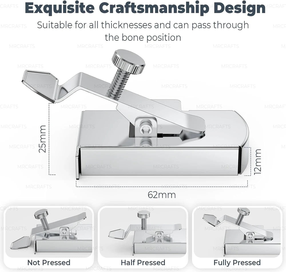 Magnetic Sewing Machine Seam Guide Ruler Attachment