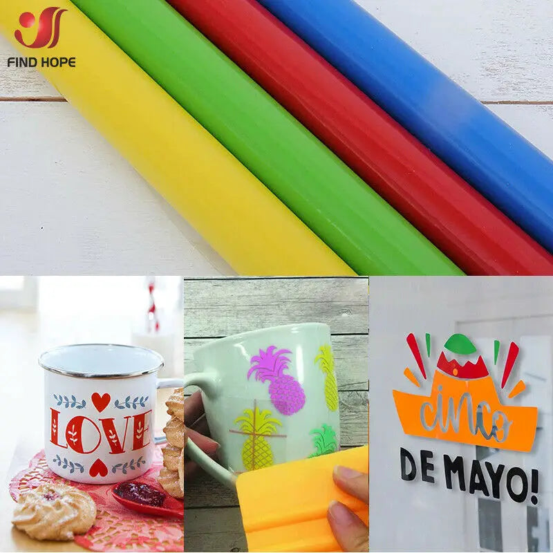 Permanent GlPermanent Glossy Adhesive Vinyl Roll for DIY Craftsossy Adhesive Vinyl Roll for DIY Crafts