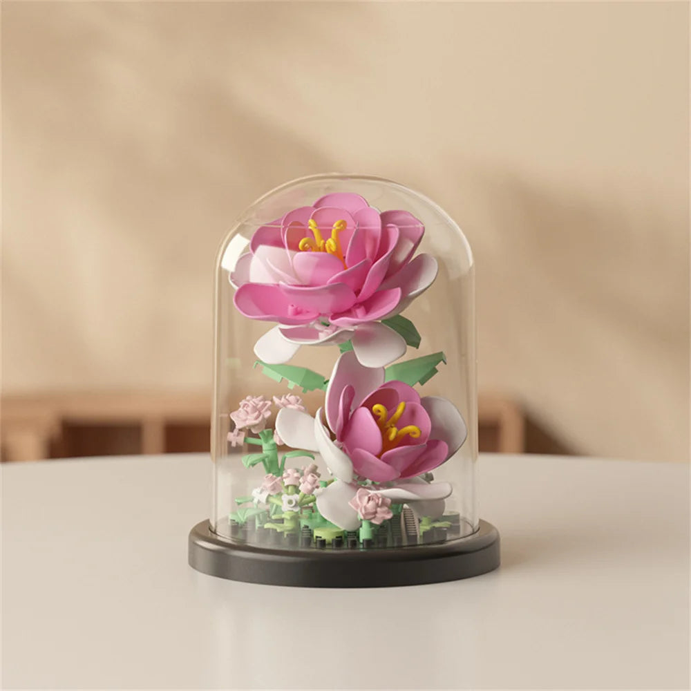 Eternal Flower Bonsai Micro Building Blocks Model