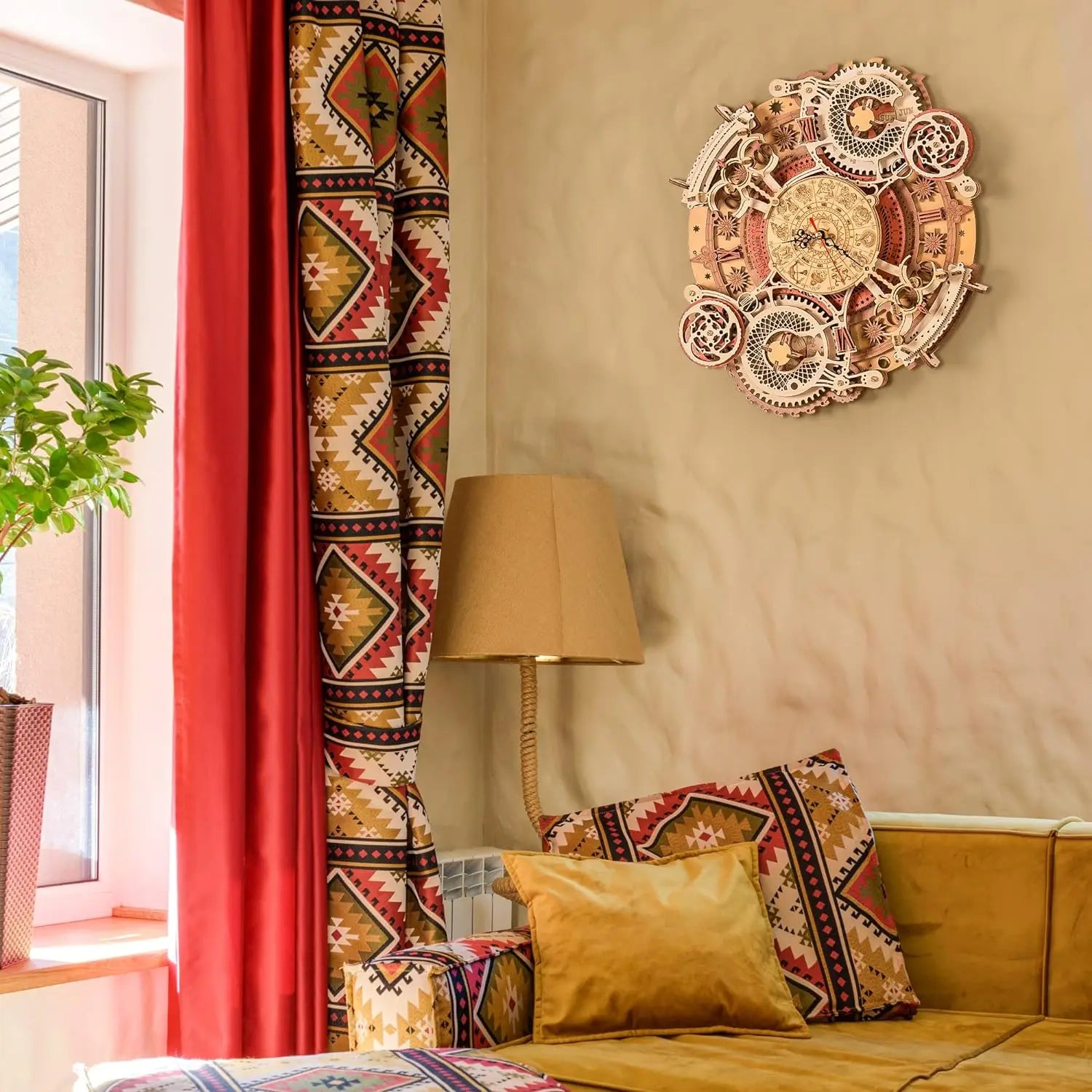 Robotime Steampunk Clock 3D Wooden Puzzle