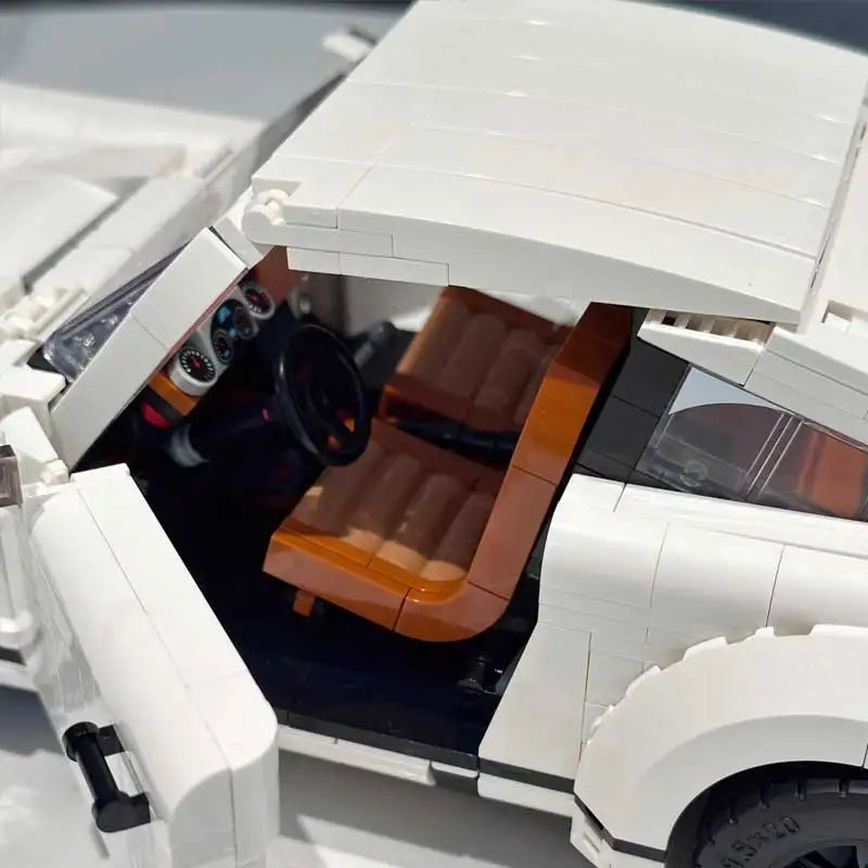 2-in-1 Retro Race Car Building Blocks Set – 1458PCS Classic DIY Kit