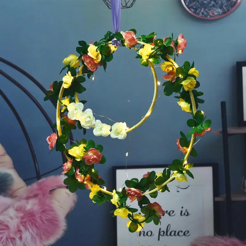 Wooden Bamboo Floral Hoop – DIY Ring for Wreaths, Macrame & Décor