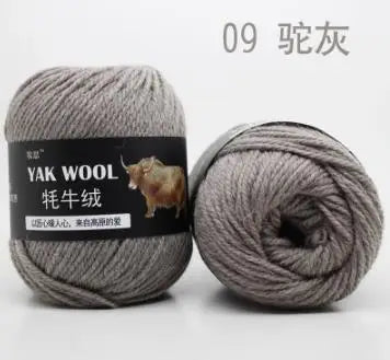 Yak Wool 3-Strand Yarn – Medium-Weight Yarn for Sweaters, Coats & Accessories