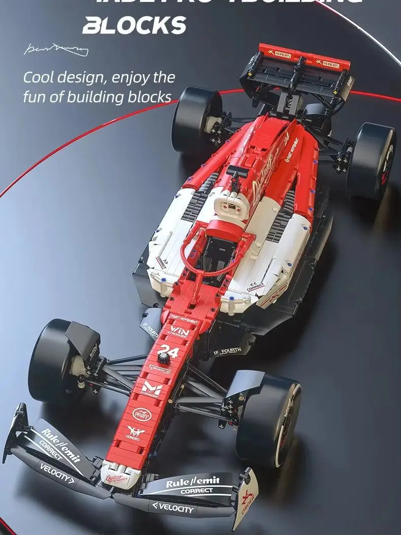 1:8 F1 Race Car Building Set – 1768PCS MOC Model Kit