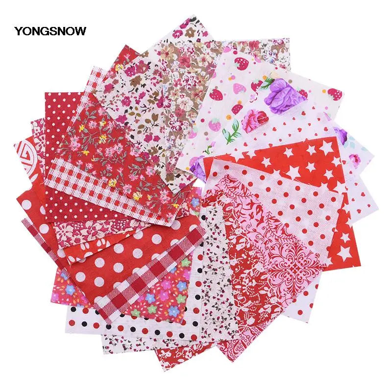 50PCS 10x10cm Floral Cotton Fabric Squares – Quilting Patchwork