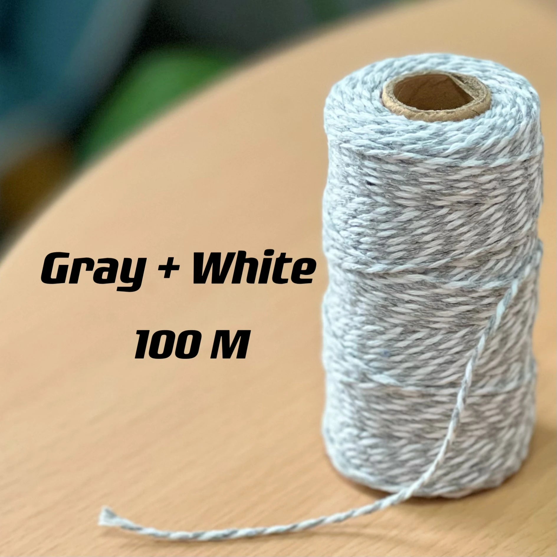 2mm Macrame Cord 100m Natural Twine String