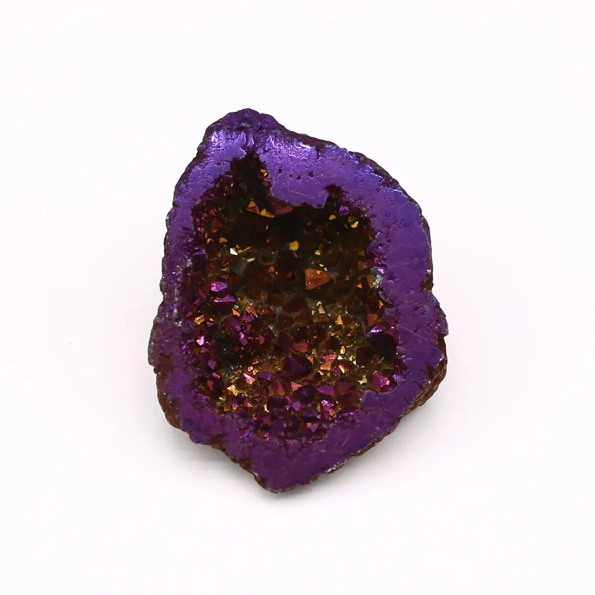 2pcs Natural Agate Crystal Treasure Bowls – Gemstone Display Set