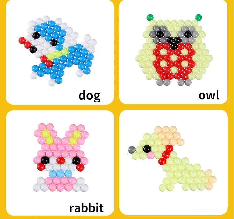 1000pcs DIY Water Spray Beads Craft Kit for Kids