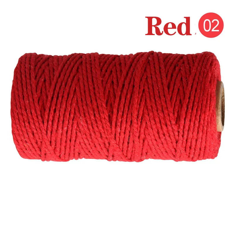 2mm Cotton Macrame Cord – 100M DIY Craft Rope
