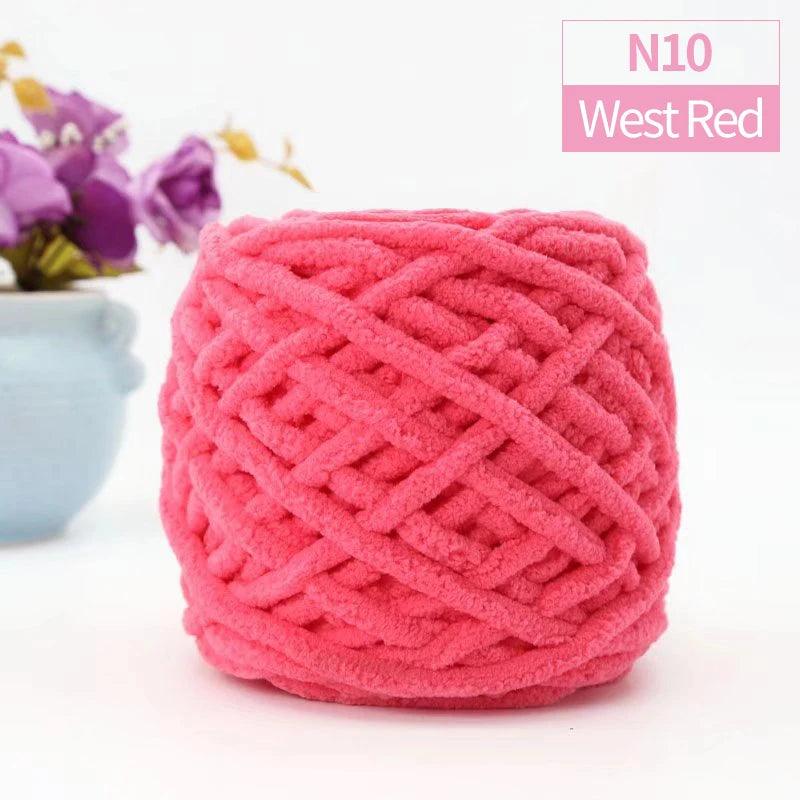 QJH Chunky Knitting Yarn – 100g Jumbo Polyester Craft Ball