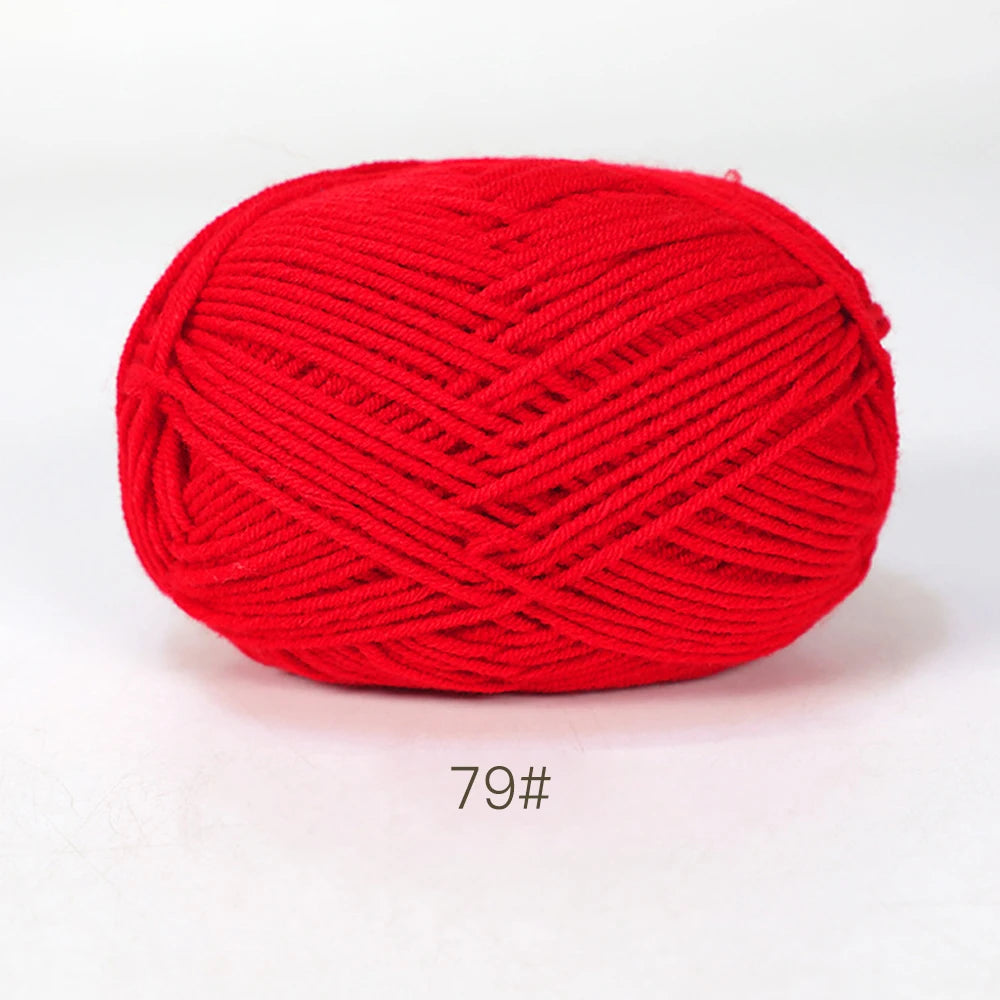 50g Soft Milk Cotton Yarn – Hand Knitting & Crochet Thread