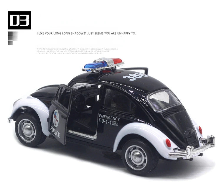 1:32 Beetle Alloy Car Diecasts Metal Classic Toy Model with Pull Back Function Vehicles for Child Gifts A931
