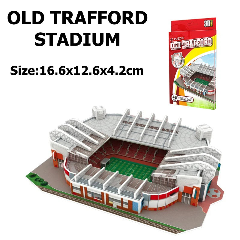 3D DIY Mini Football Stadium Puzzle
