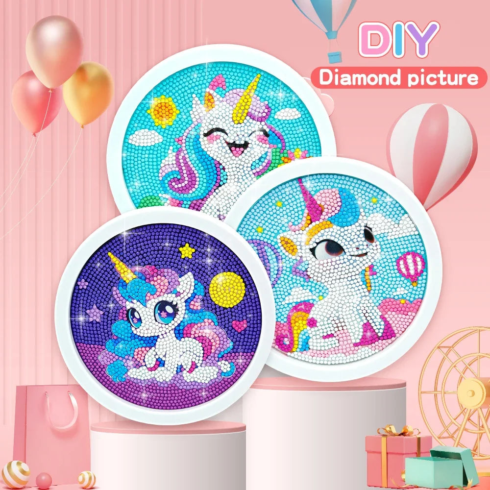 Unicorn Diamond Painting Kit for Kids and Adults