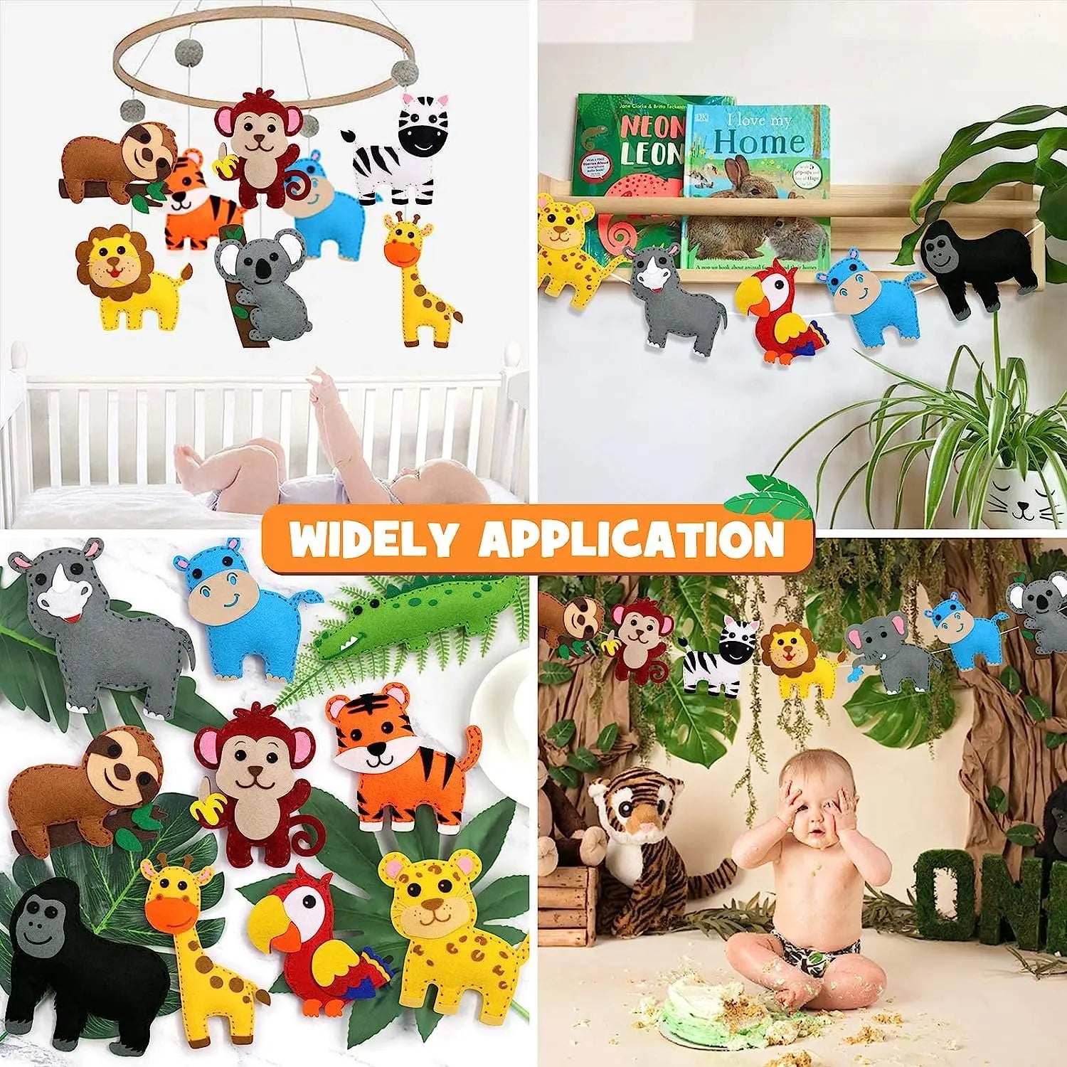 Woodland Animals DIY Felt Sewing Kit for Kids