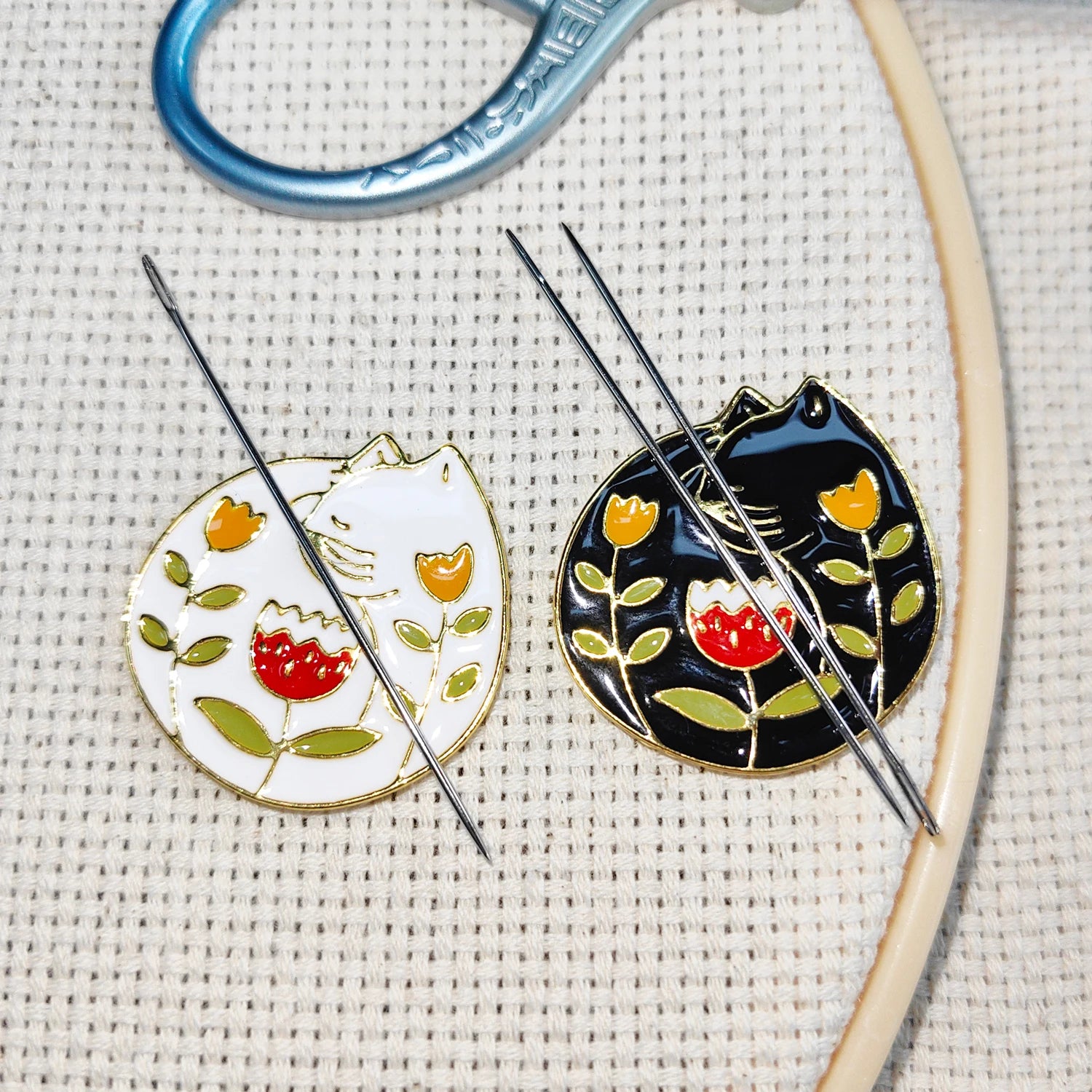 Magnetic Needle Minder Flower Leaf Holder