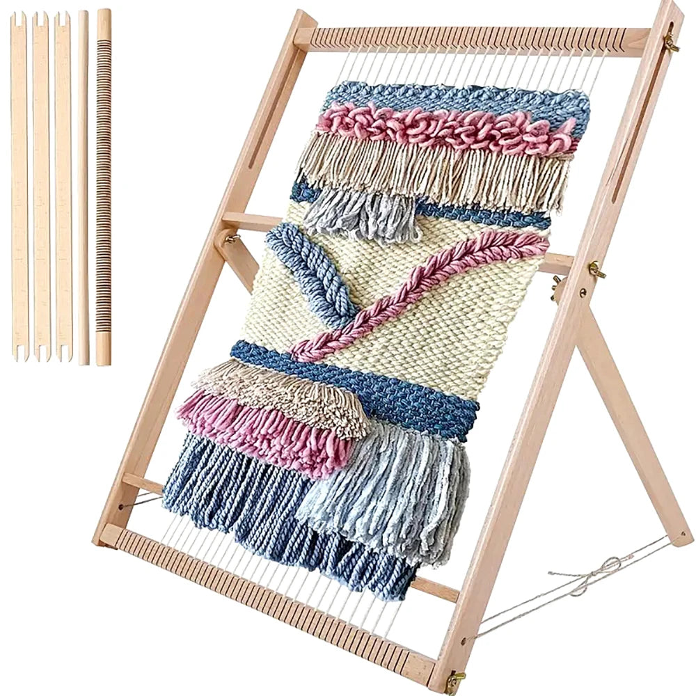 Wooden DIY Weaving Loom Frame Tool