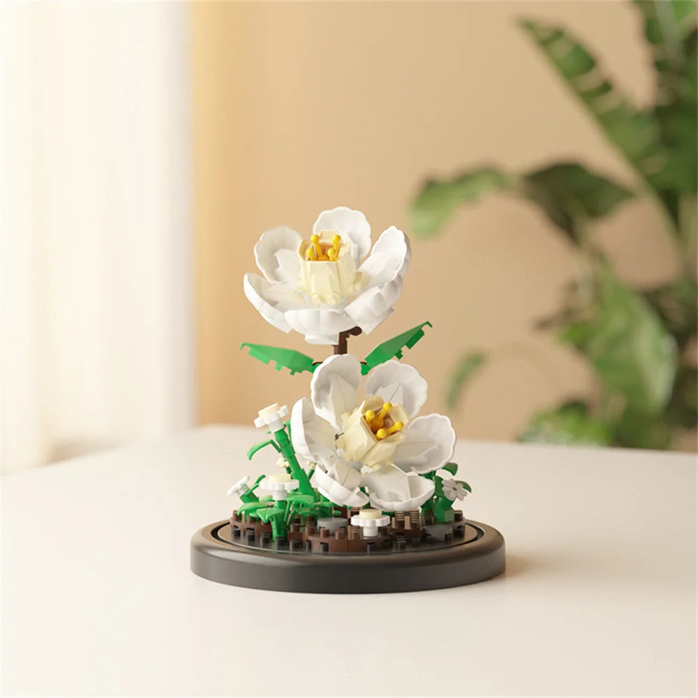 Eternal Flower Bonsai Micro Building Blocks Model