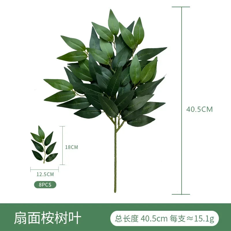 Artificial Eucalyptus Leaves for Floral Arrangements and Decor
