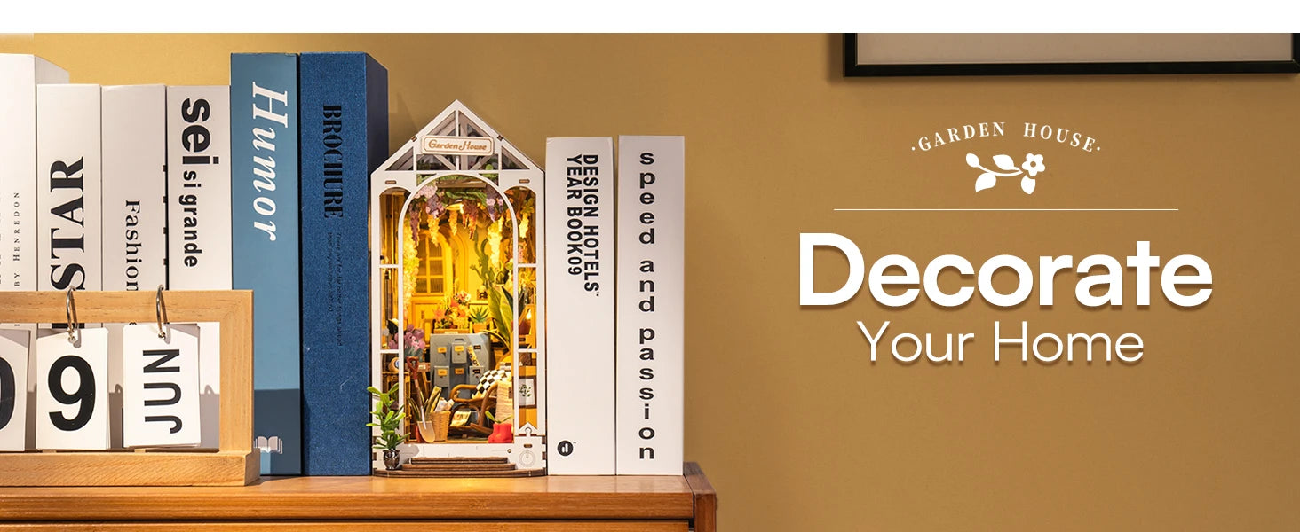 Robotime Rolife DIY Book Nook Miniature Dollhouse