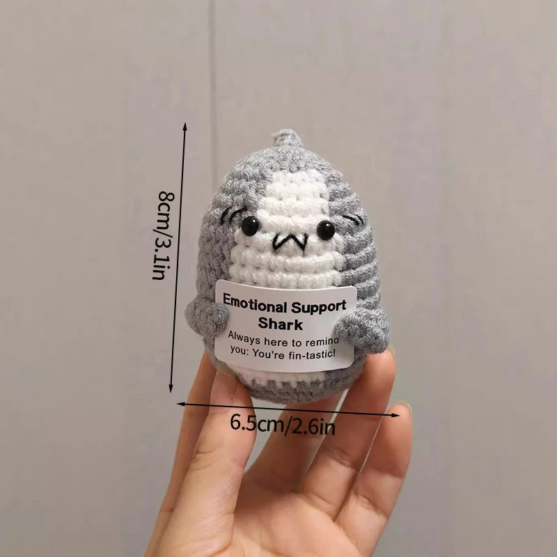 Positive Crochet Doll Kit – Handmade Gift with Affirmation Card