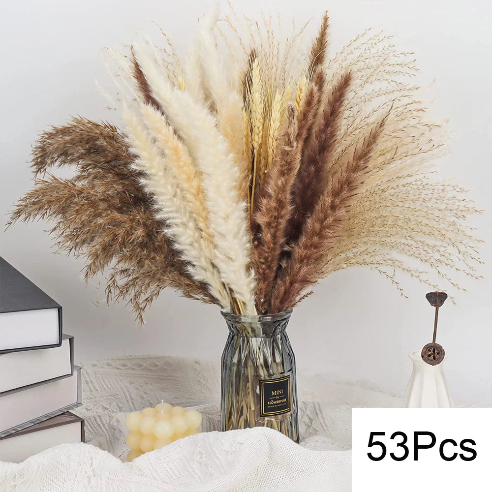 Natural Dried Pampas Grass Bouquet – Boho Decor for Home & Events