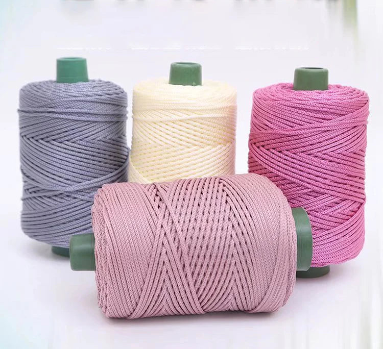 3mm Twisted Colored Cotton Cord – DIY Craft Rope