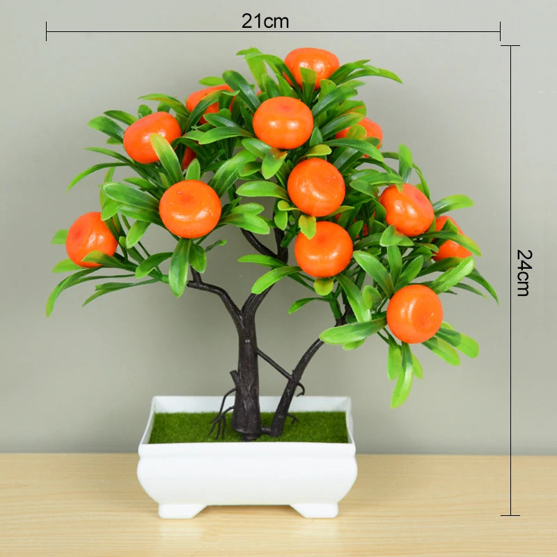 Artificial Bonsai Tree in Pot for Home Decor