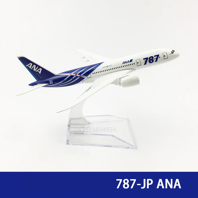 6-Inch Diecast Boeing Airplane Model (737–787 Series)