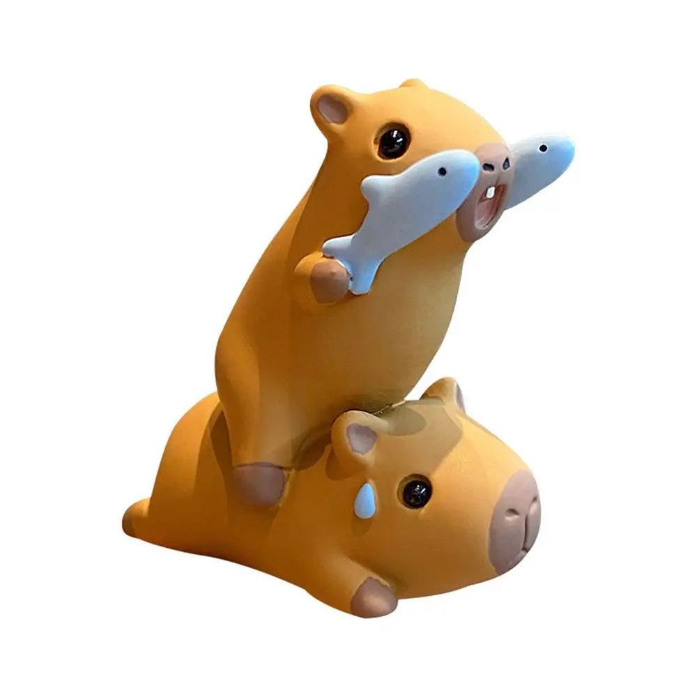 Capybara Resin Model Ornament for Table or Car Decoration