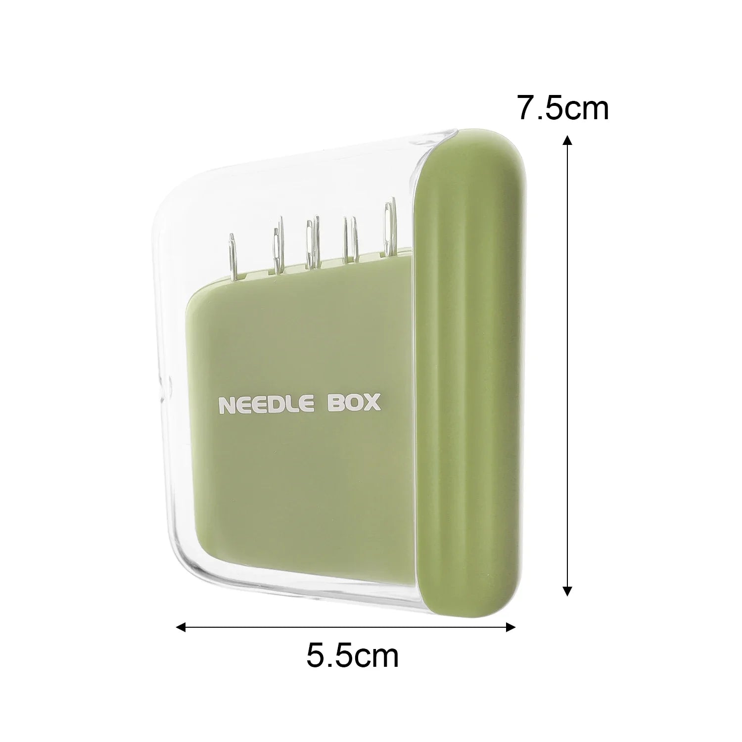 Magnetic Sewing Needle Box with 5 Sizes Needles